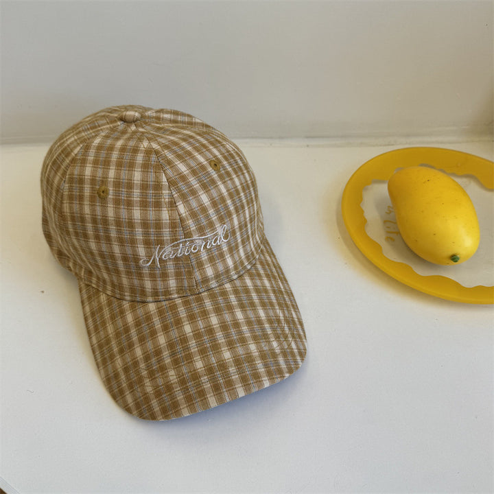 Men's Checkered Cotton Baseball Cap Stornfield