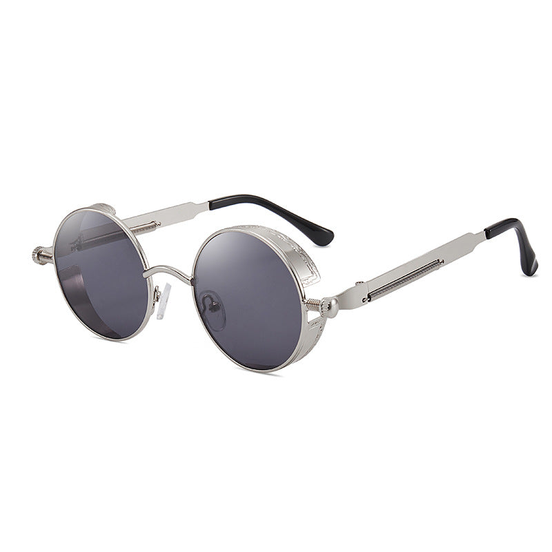 Women's retro-inspired round sunglasses with special lenses Stornfield