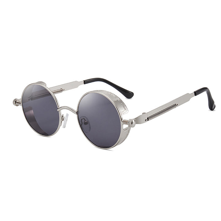 Women's retro-inspired round sunglasses with special lenses Stornfield