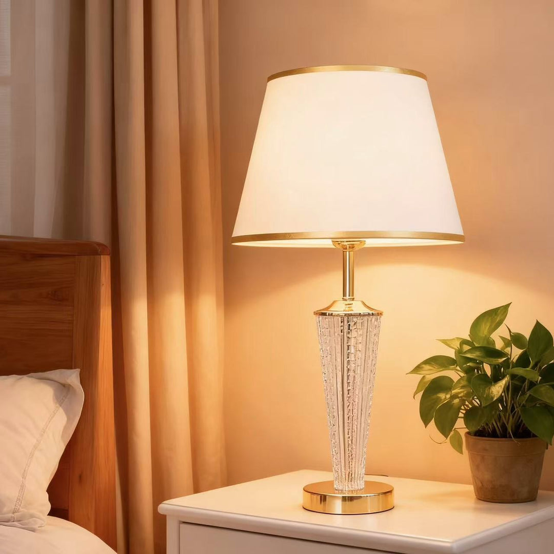 Elegant Crystal Accent Table Lamp