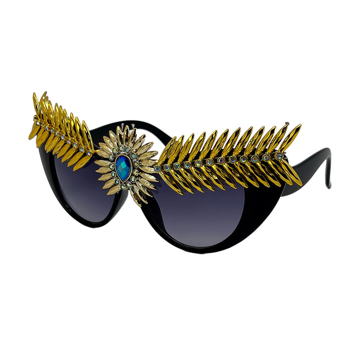 Women's extravagant statement sunglasses with unique jeweled frame Stornfield