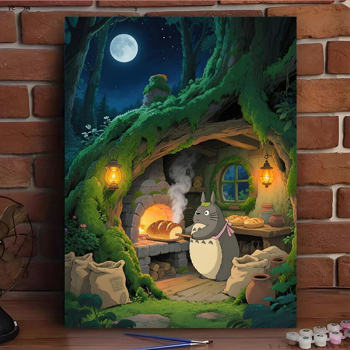Enchanted Forest Scene Canvas Art Print Stornfield