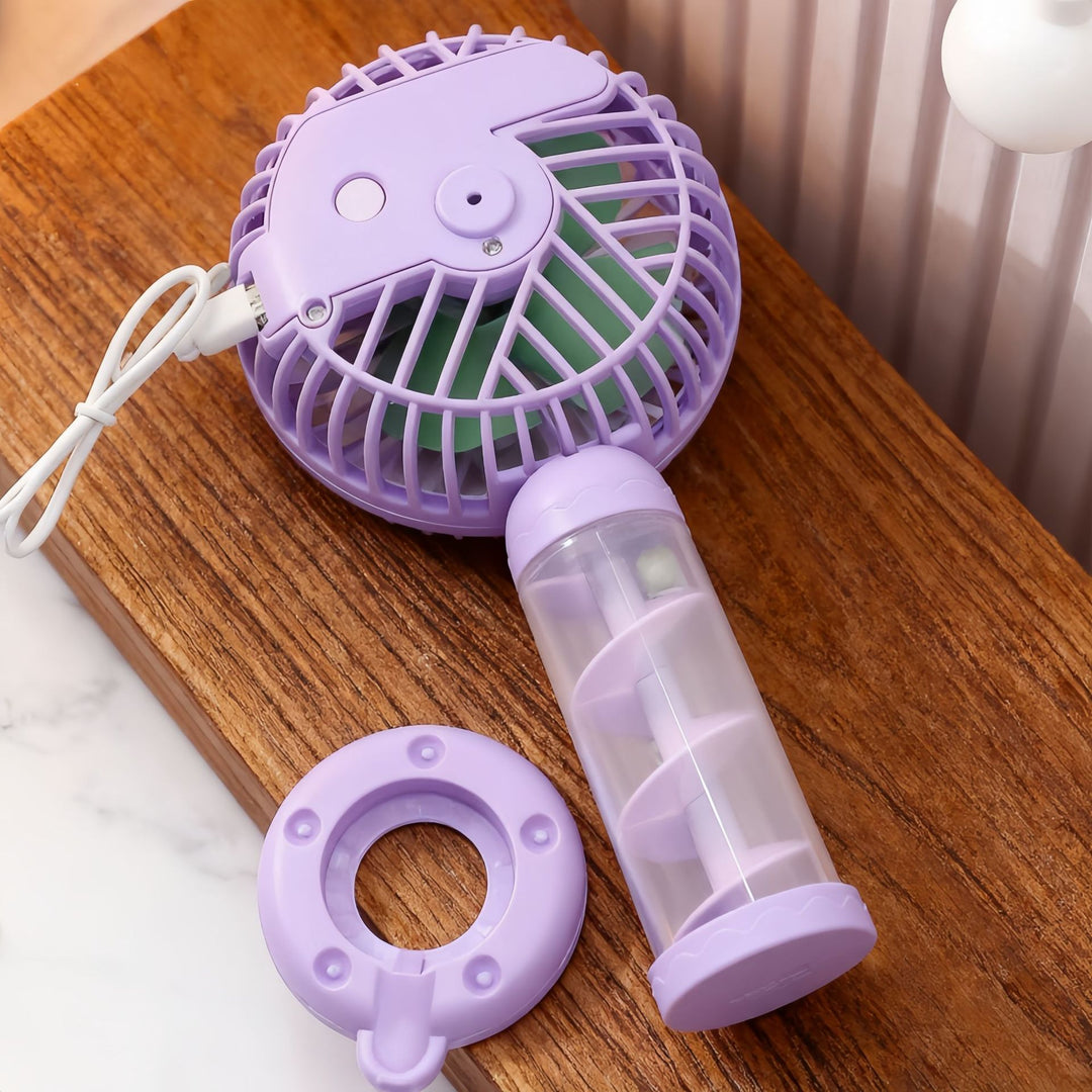 Ladies Portable Mini USB Fan with Creative Spiral Design Stornfield