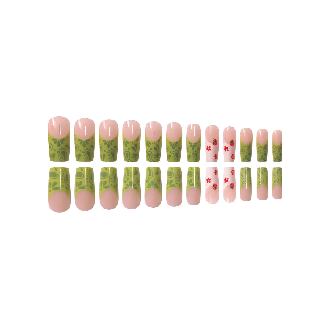 Floral Design Press-On Nail Art Stornfield