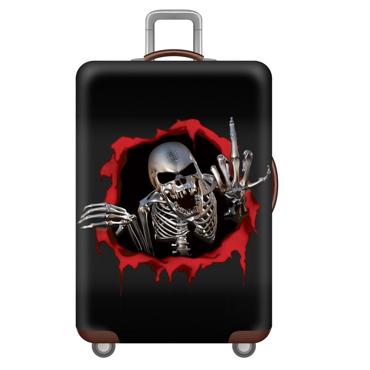 Men's hard-shell suitcase with unique skull design Stornfield
