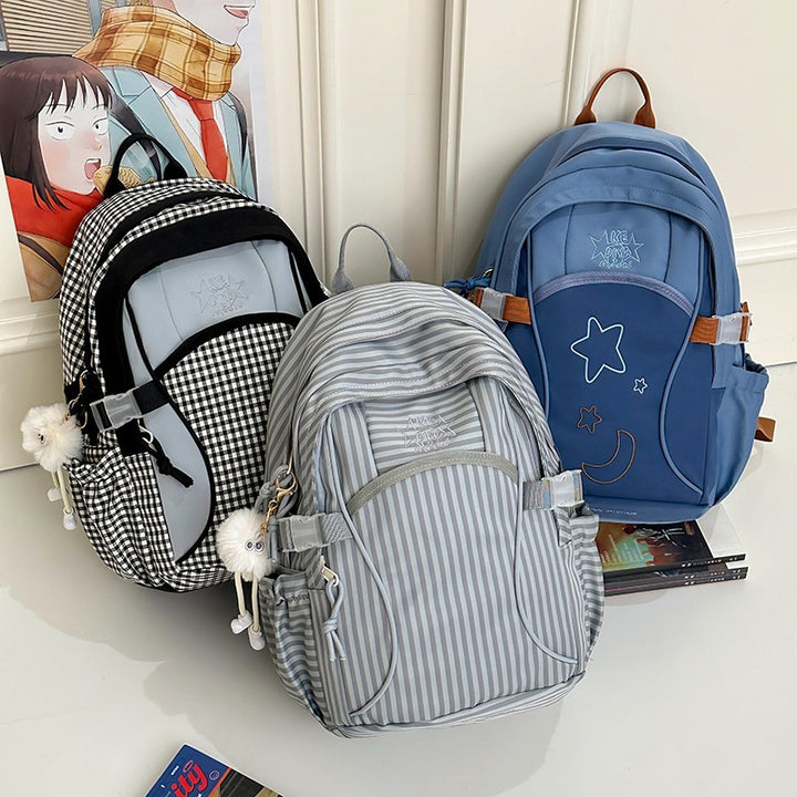 Stylish Striped Backpack