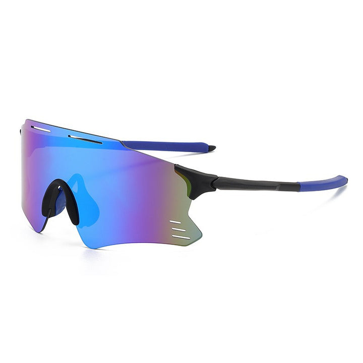 Unisex nan sporty sunglasses with a single-piece visor polarized lenses non-slip nose pad Stornfield