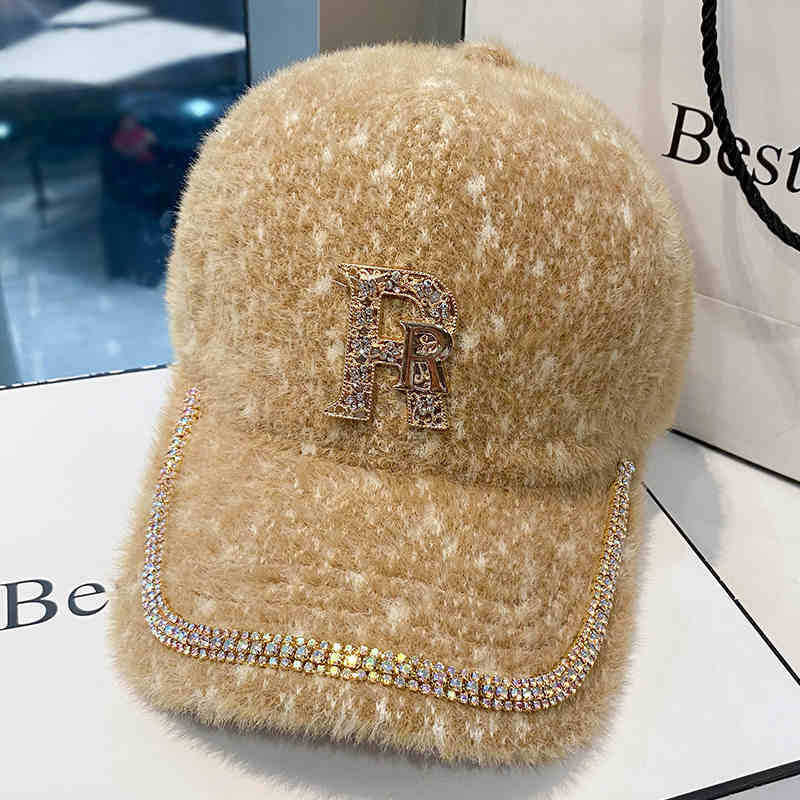 Women's Luxurious Fleece Embellished Baseball Cap Stornfield
