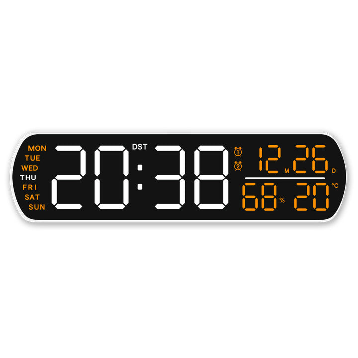 Digital wall clock with temperature and hygrometer display Stornfield