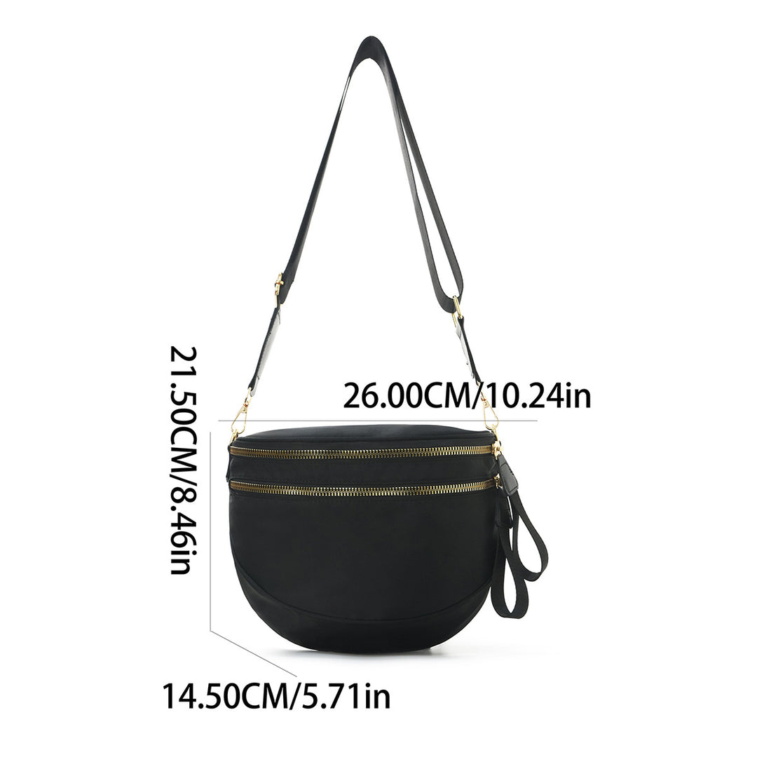 Shoulder bag with stylish check pattern and spacious compartment system Stornfield