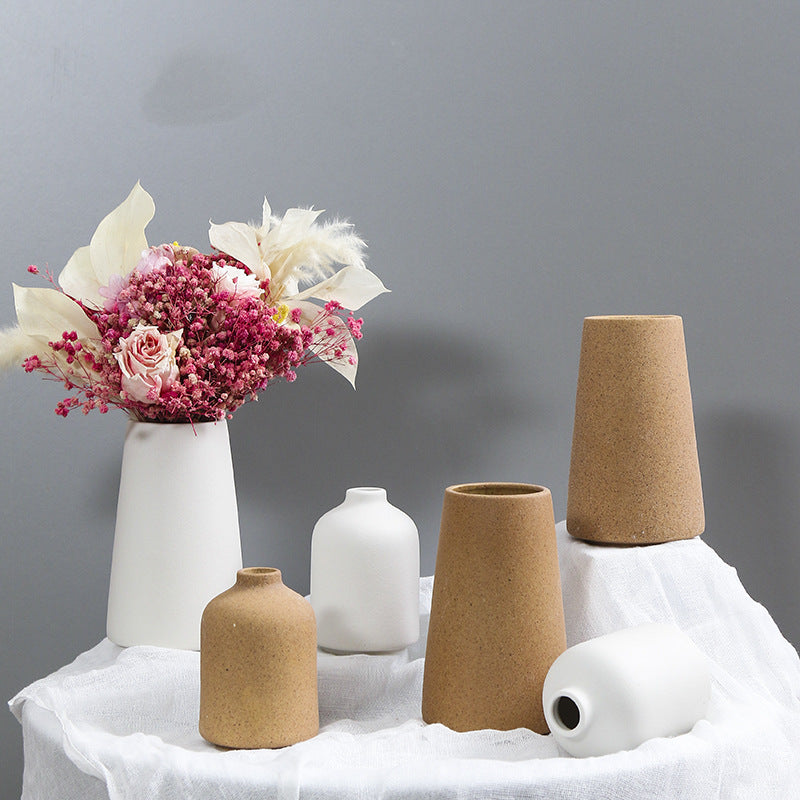 Minimalist Textured Ceramic Vase Stornfeild