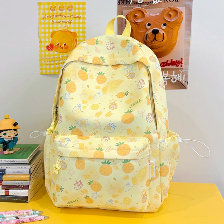 Fun Pineapple-Themed School Backpack Stornfield