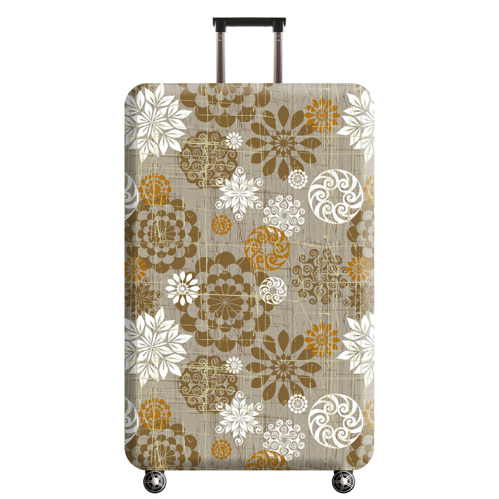 Women's Hard Shell Suitcase with Artistic Floral Pattern Stornfield