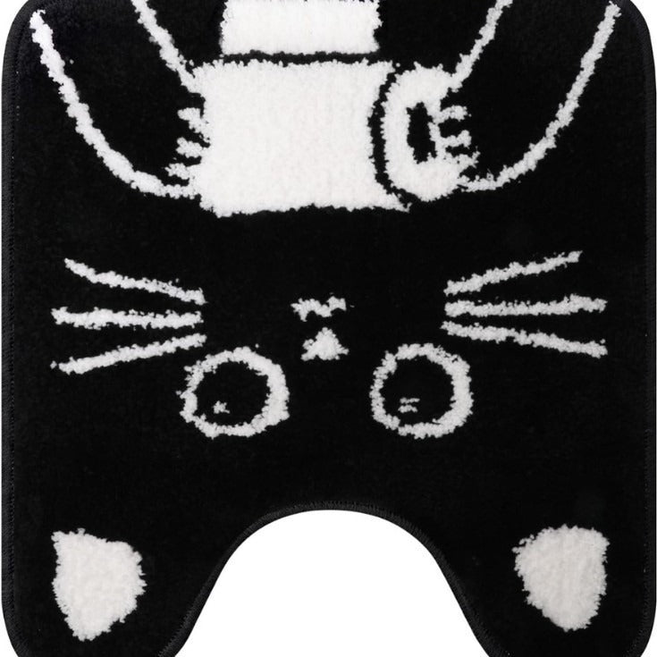 Cat-Themed Bath Mat