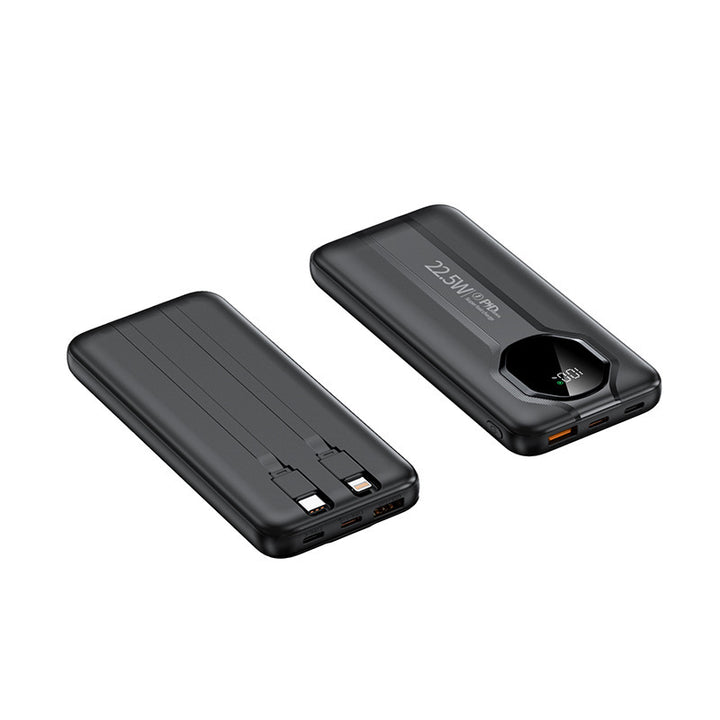 High-performance power bank with integrated charging cables Stornfield