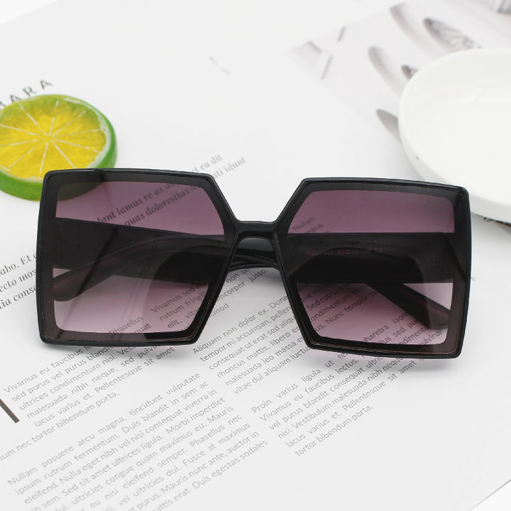 Women's Fashion Oversized Sunglasses with Angular Design Stornfield