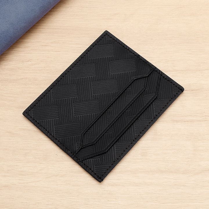 Textured Leather Card Holder Stornfield