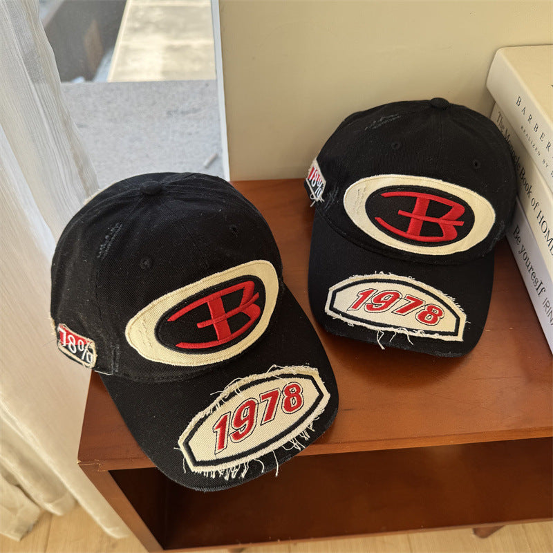 Men's Distressed Vintage Graphic Baseball Cap Stornfield