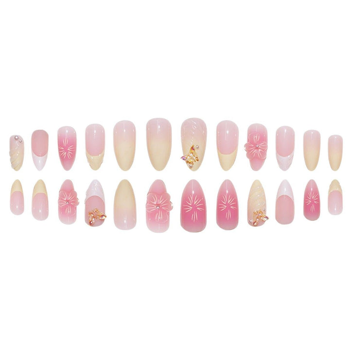 Floral-Inspired Decorative Press-On Nail Extensions Stornfield