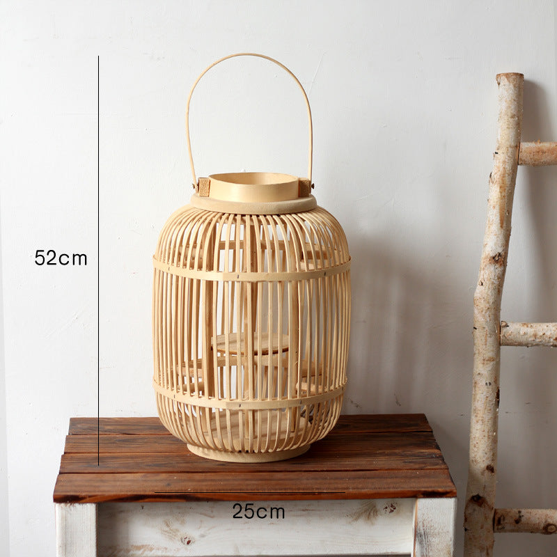Decorative Lantern made of Rattan Stornfield