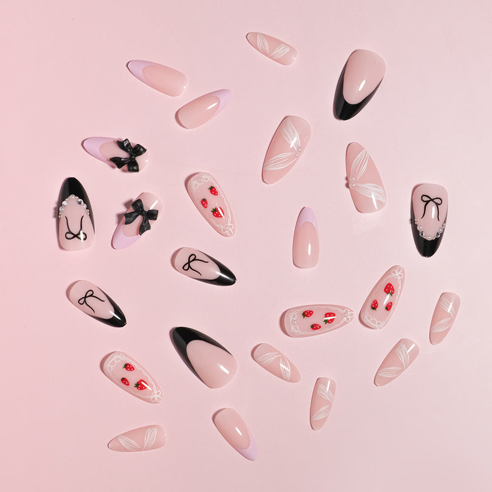 Artistic DIY Press-On Nail Set Stornfield