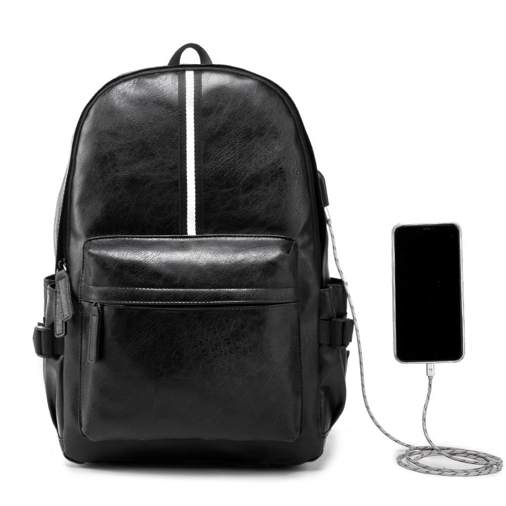 Stylish backpack with USB port Stornfield