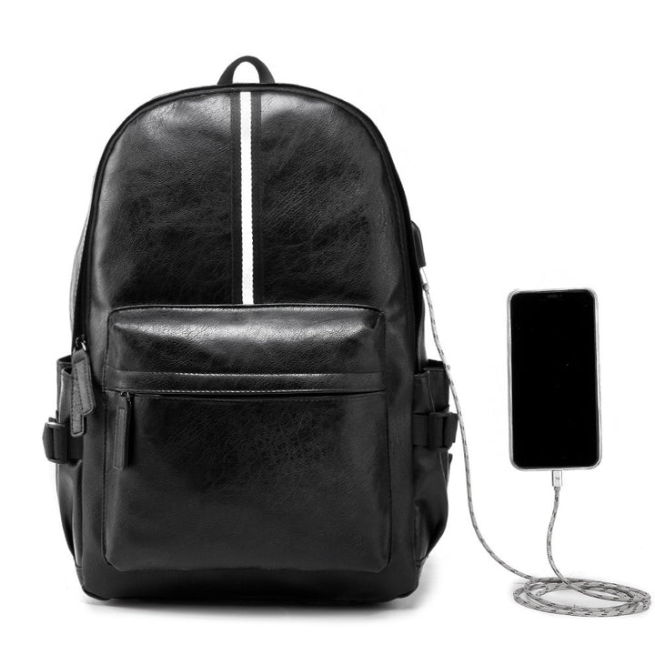 Stylish backpack with USB port Stornfield