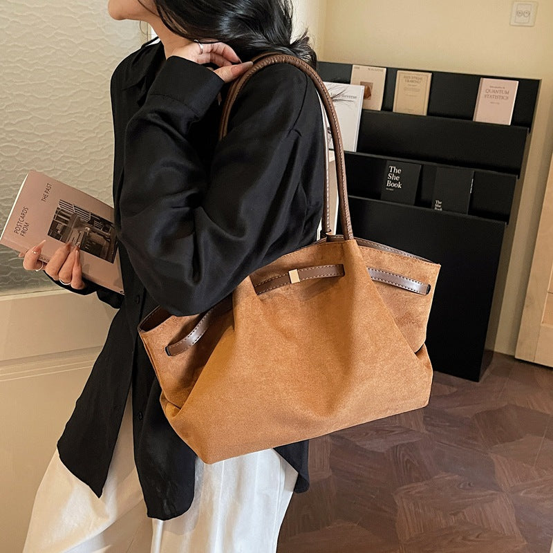 Suede Oversized Tote Bag Stornfield