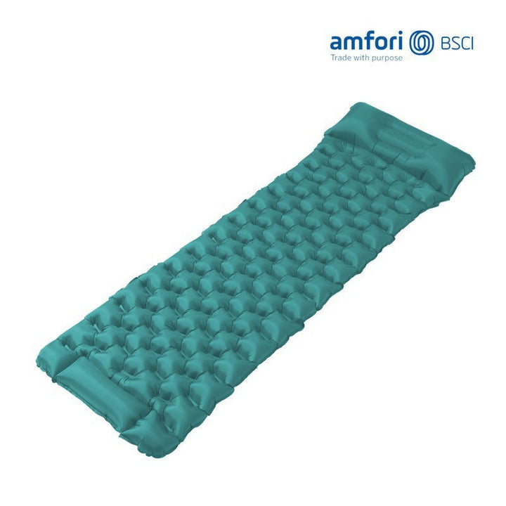 ultralight packable inflatable camping sleeping pad with ergonomic air-cell support Stornfield