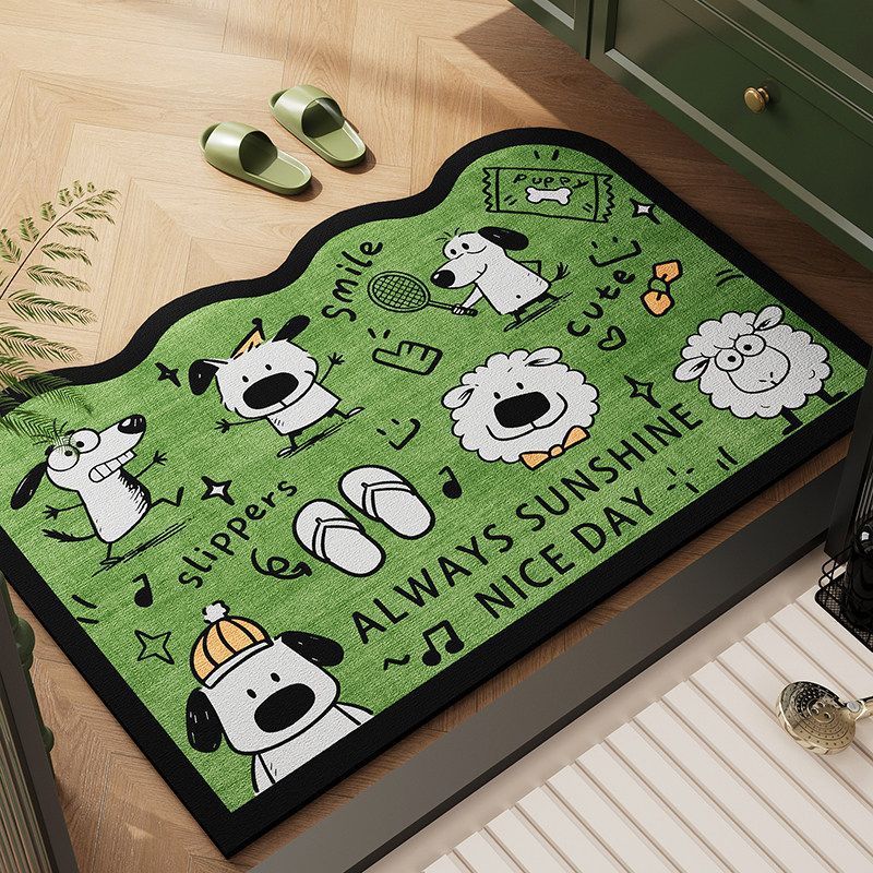 Playful Animal-Themed Entry Mat