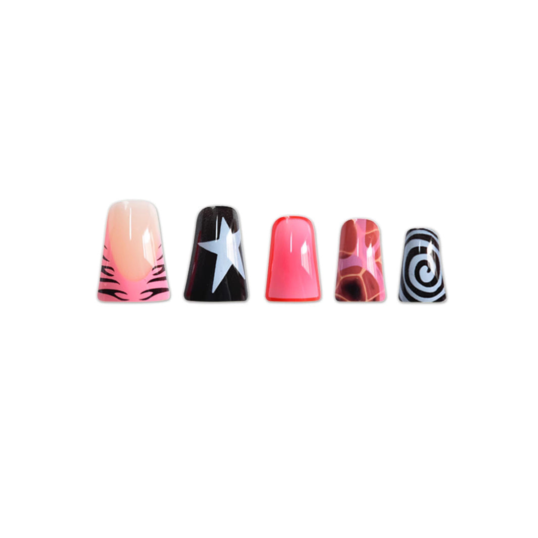 Artistic Abstract Nail Enhancements Stornfield