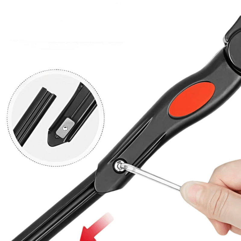 rear-mount telescopic bicycle kickstand with reinforced hinge Stornfield