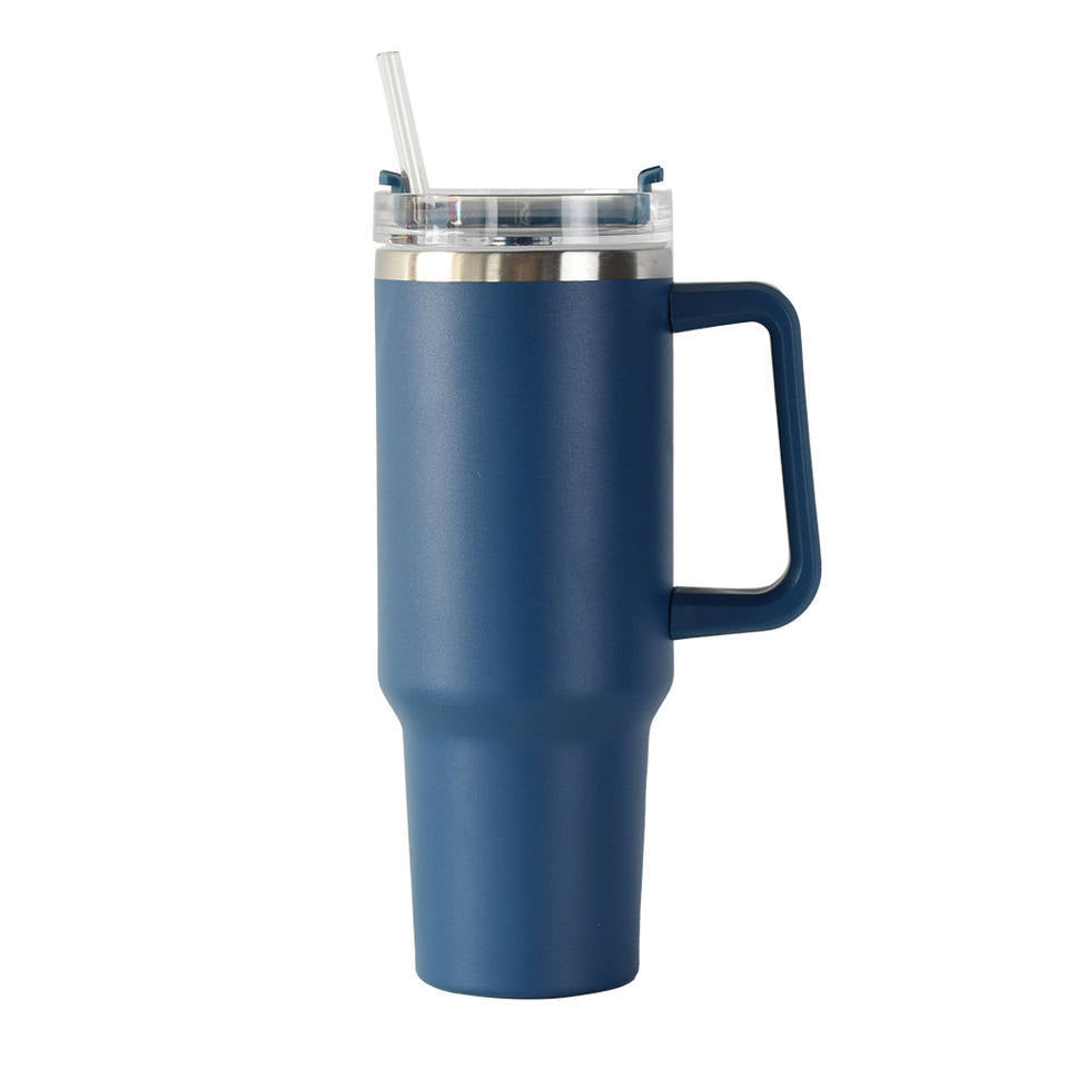 Women High-Quality Thermo Mug with Practical Carrying Handle and Integrated Straw Stornfield