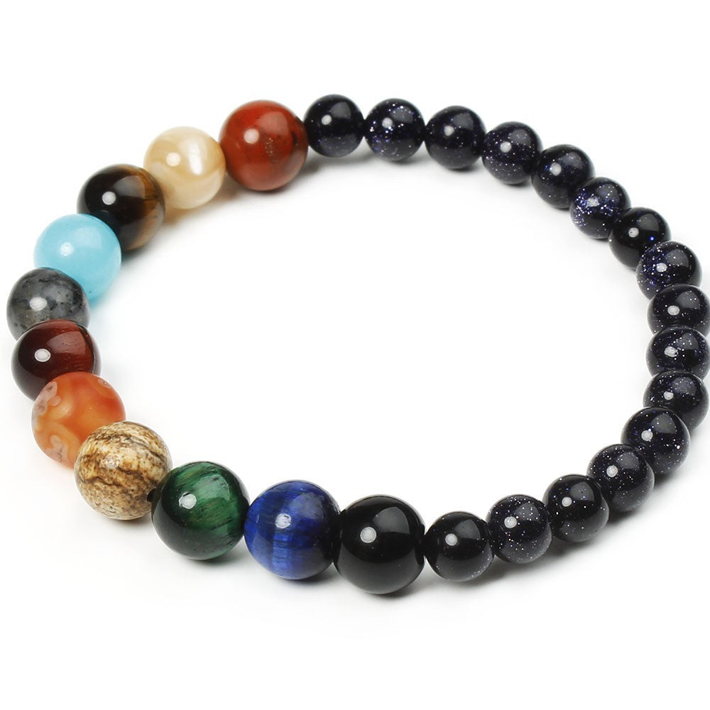 Colorful bracelet with natural stones Stornfield