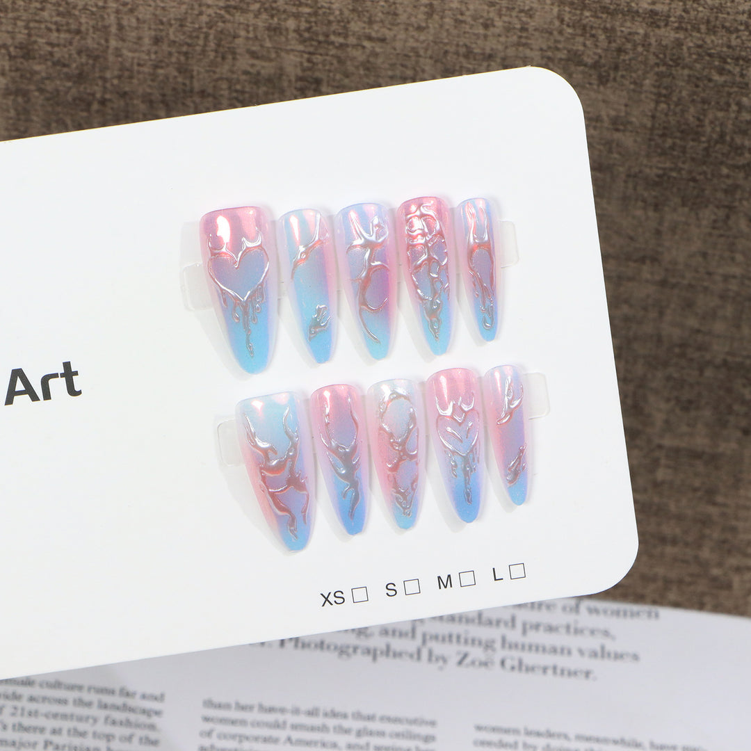 Artistic Nail Art Set with Unique Designs Stornfield