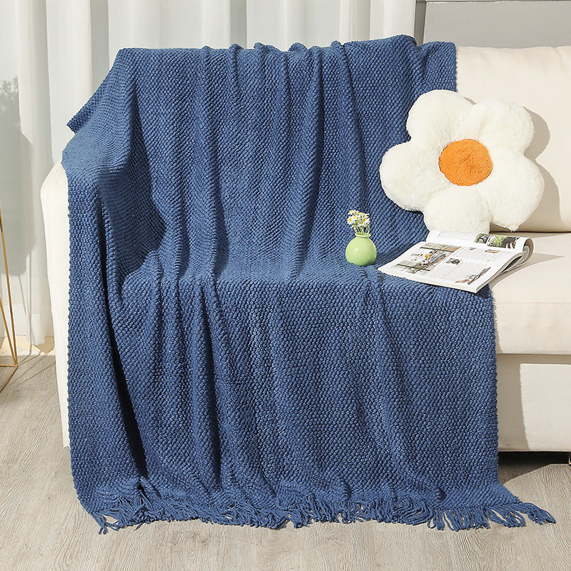 Cozy Knitted Blanket