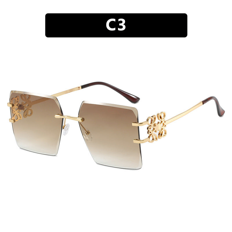 Ladies Designer Sunglasses with striking geometric frame Stornfield