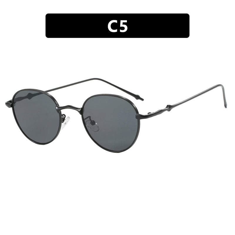 Ladies elegant sunglasses in fashionable oval design Stornfield
