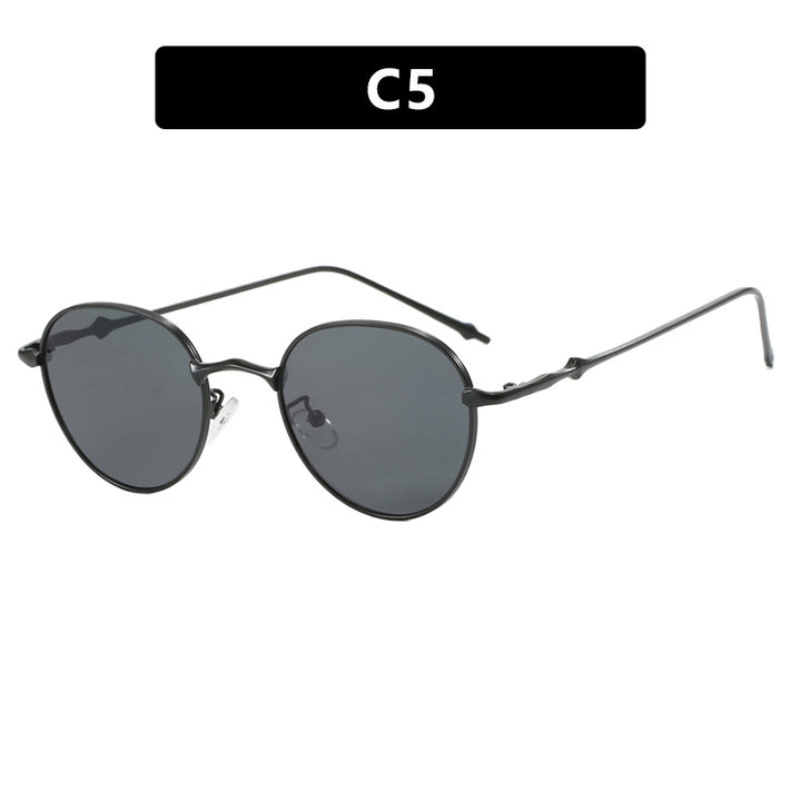 Ladies elegant sunglasses in fashionable oval design Stornfield