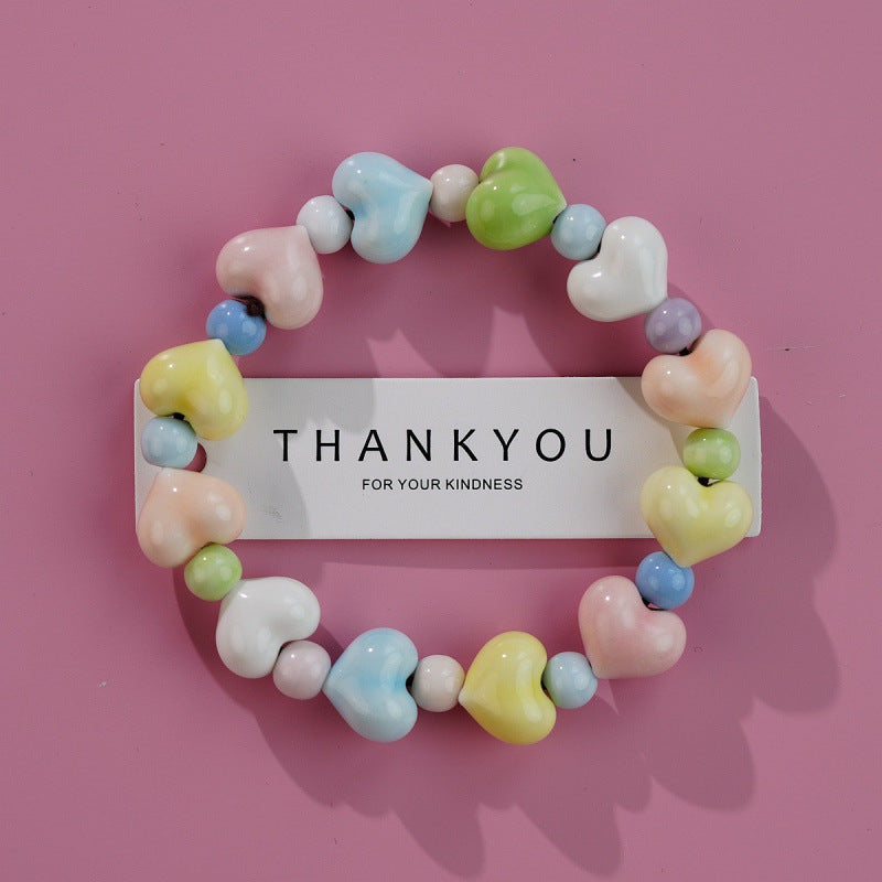 Heart-Shaped Beaded Bracelet Stornfield