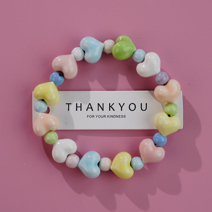 Heart-Shaped Beaded Bracelet Stornfield