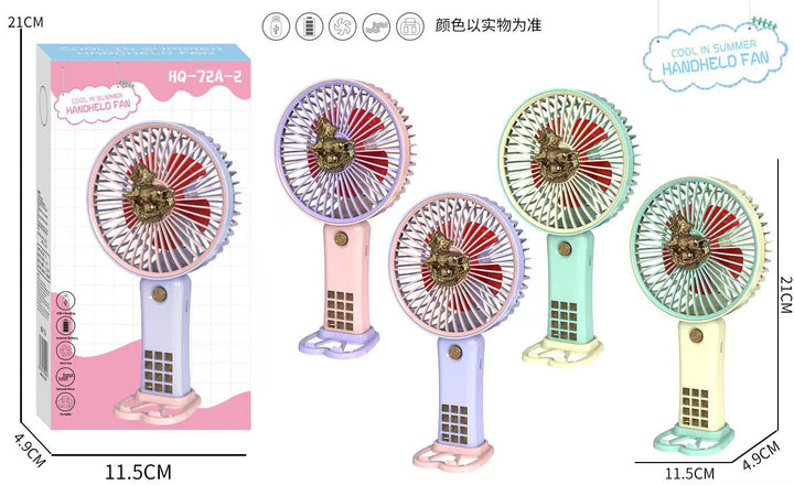 Unisex Portable USB Hand Fan with Ergonomic Design and Rechargeable Battery Stornfield