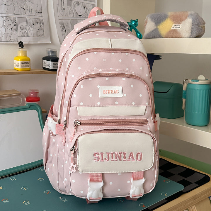 Adventurous Polka Dot Backpack Stornfield