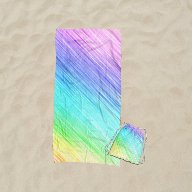 Beach towel with elaborate wave design Stornfield