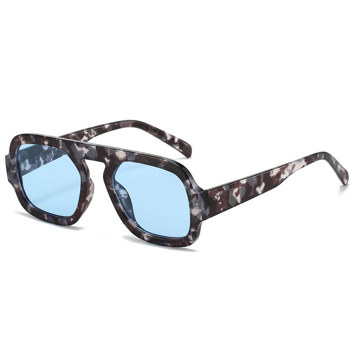 Oversized Geometric Lens Sunglasses Stornfield