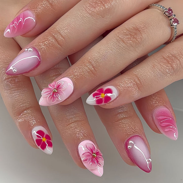 Floral Accented Nail Art Stornfield