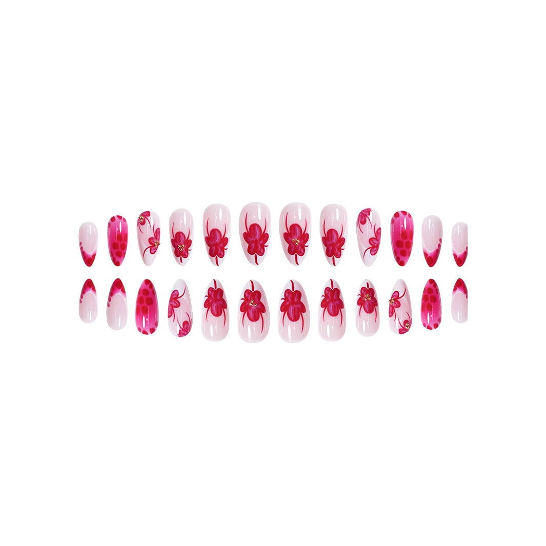 Elegant Floral Stiletto Nail Art Stornfield 1787977864