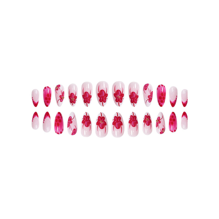 Elegant Floral Stiletto Nail Art Stornfield 1787977864