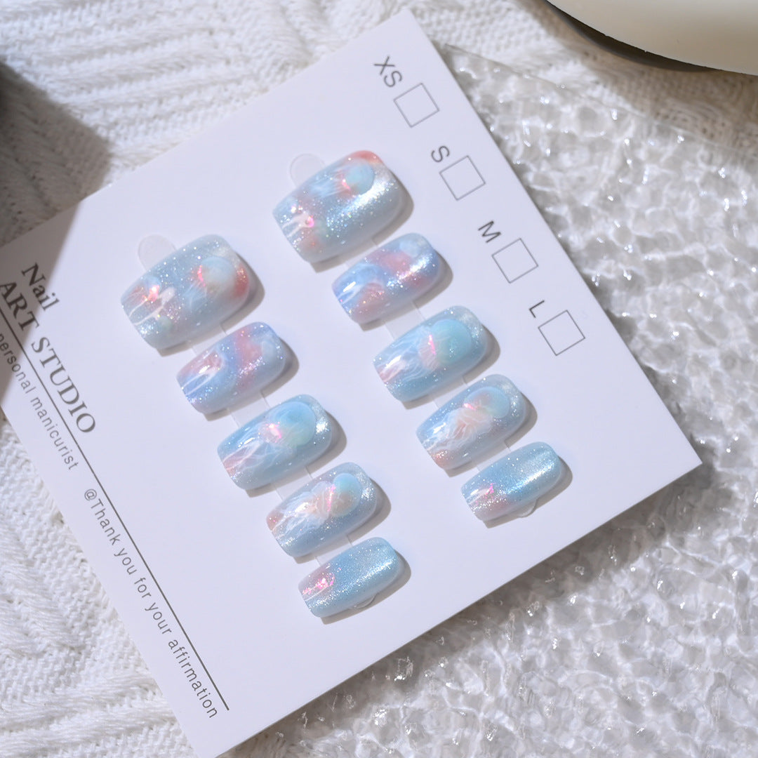 Elegant Press-On Nail Art Set Stornfield