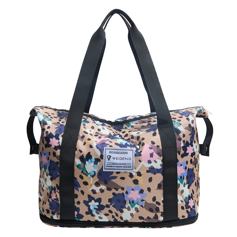 Tropical Pattern Travel Duffle Bag